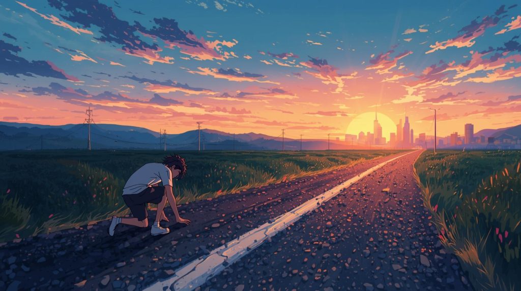 自己破産を経て、光の差す方向へ歩き出す男性