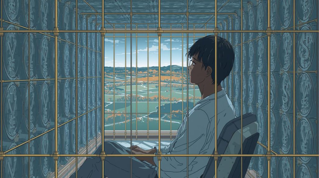 安定という名の檻に閉じ込められた男性